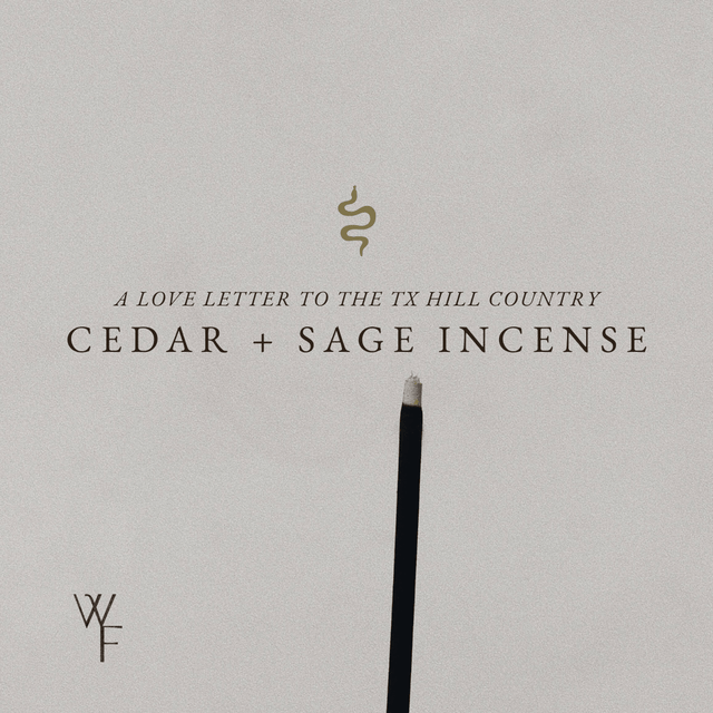 Cedar + Sage Incense